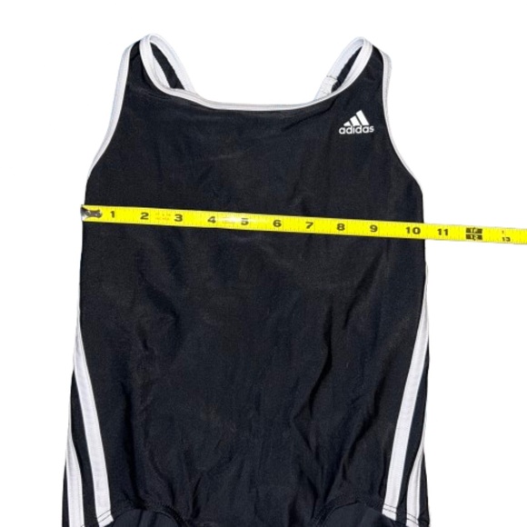 ADIDAS one piece swim suit kids black and white Infinitex - Picture 11 of 14